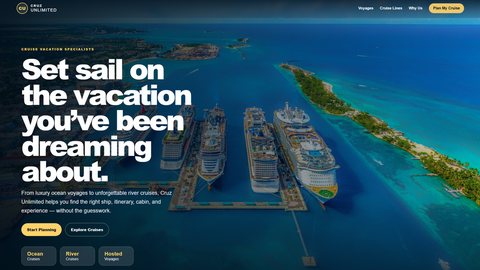 Legacy Cruise website thumbnail