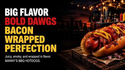 Manny's BBW Dawgs website thumbnail