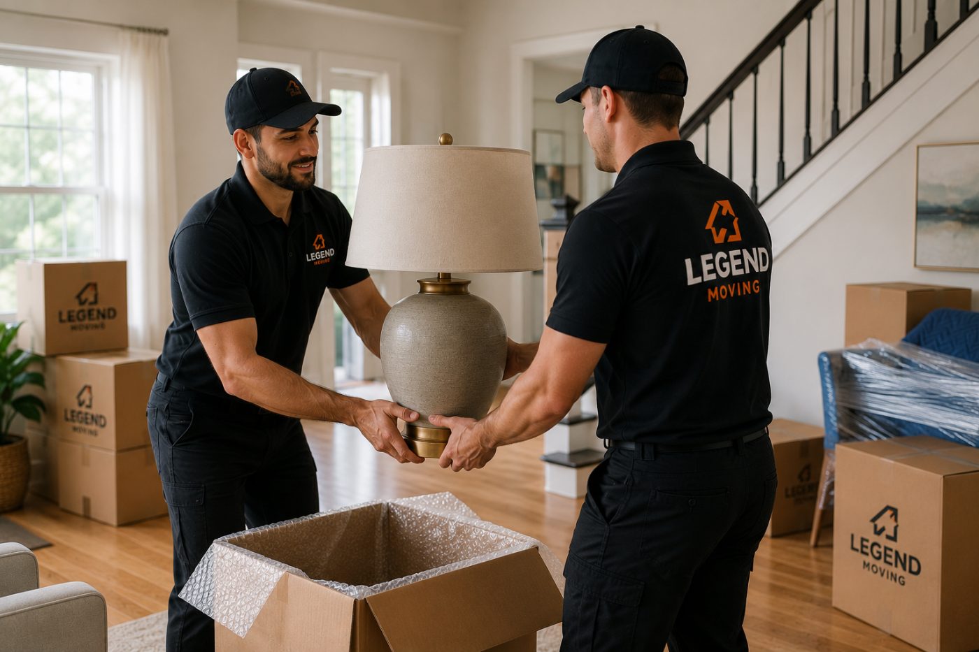 From first box to final room, Legend Moving handles the heavy lifting.