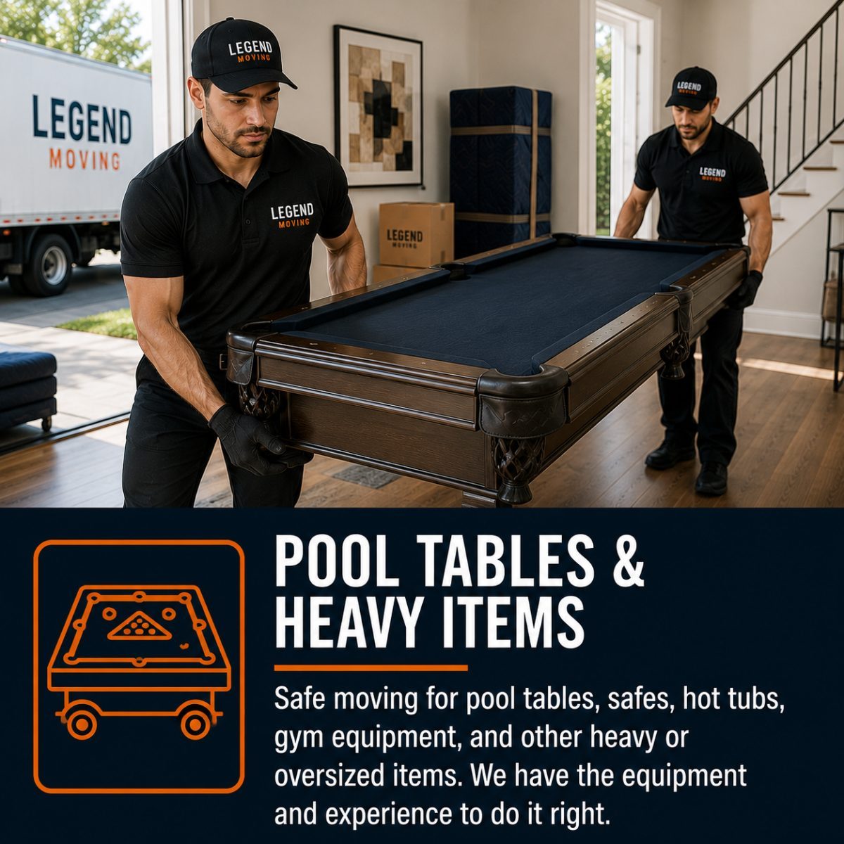Pool Tables & Heavy Items